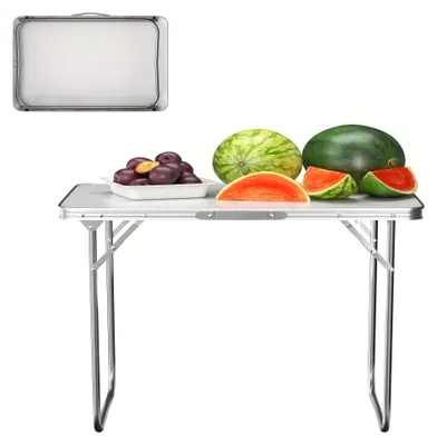Immagine prodotto di Tavolo pieghevole - Tavolo da campeggio - Tavolino da giardino - Tavolo da picnic - Tavolo da campeggio - Dimensioni compatte: 80x60x69 cm