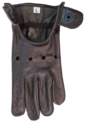 Produktbild von Herren Driving Autofahrer-Handschuhe Lederhandschuhe, Größe:10=XL, Farbe:Dunkelbraun
