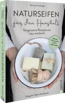 Produktbild von Buch zur Seifenherstellung: Gallseife & Schmierseife für Haushalt & Reinigung, mit Step-Fotos & Tipps zur Resteverwertung