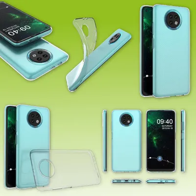 Produktbild von Für Xiaomi Redmi Note 9T 5G Silikon TPU Schutz Transparent Handy Tasche Etuis