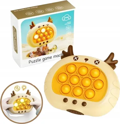 Immagine prodotto di Gioco arcade antistress pop it popit console push cervo