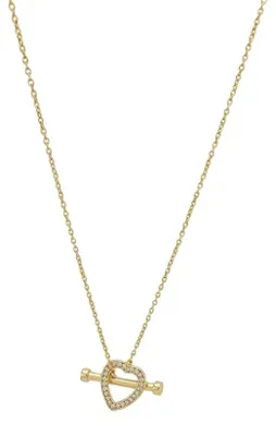 Produktbild von Halskette 925 Sterling Silber Herz Kette vergoldet Zirkonia Damen Kette filigran elegant minimalistisch Geschenk Frauen