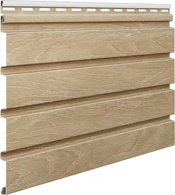 Produktbild von VOX Fassadenpaneele FRONTO - Außenlamellen in 3D-Holzdekor - Wasserfest & UV-beständig - 295 x 28,3 cm - 10 Stück - natürliche Eiche