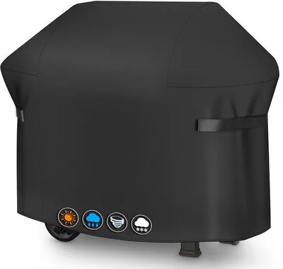 Image de Housse pour barbecue 121 cm, PU, noire, pour la série Spirit II 200, 121 x 45 x 106 cm