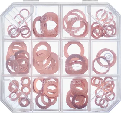 Produktbild von PARKSIDE® Dichtungssortiment (Kupferdichtring 100 tlg. Set)