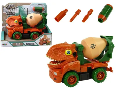 Immagine prodotto di Camioncino Dinosauro per disimballare gli accessori arancioni