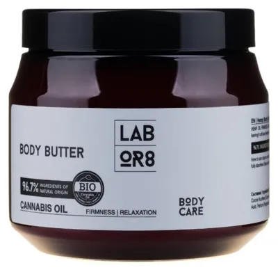 Image de LABOR8, beurre corporel à l'huile de chanvre, 250 ml