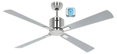 Immagine prodotto di ECO NEO III 132, Ventilatore Acciaio Spazzolato WiFi senza Luce, CasaFan