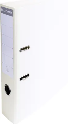 Image de Exacompta 10x Classeur à levier PVC A4 dos de 70mm. Blanc 53748E