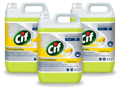 Produktbild von 3 x Cif Allesreiniger Zitrone 5 l - Vorteilspackung - 3 Stücke