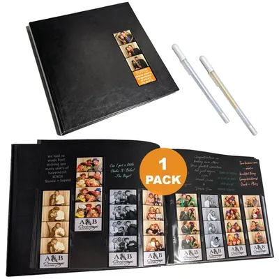 Obrázek produktu pro Omgoods – Fotoalbum s černou vazbou a 40 černými stránkami