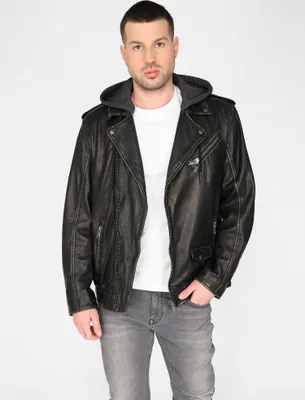 Produktbild von Mustang Lederjacke 31021304 Herren black S