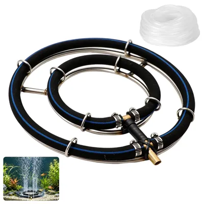 Imagen del producto de Anillo difusor para estanque, de acero inoxidable, diámetro 25 cm