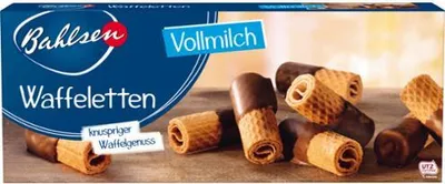 Produktbild von Bahlsen Waffeletten aus Vollmilch mit Schokolade überzogen 100g