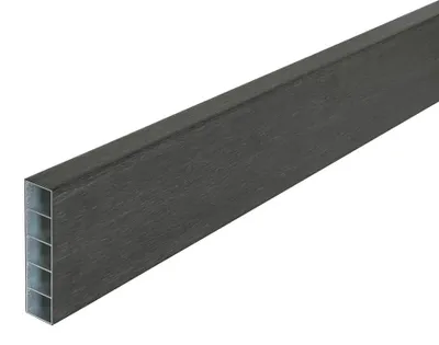 Produktbild von Outgarden | 3 m | Charcoal 120 x 30 mm 3 m Fassadenprofil WPC Sonnenschutz, Co extrudiert Sonnenbrecher, WPC Fassadenverkleidung, Blendschutz, witterungsbeständig, langlebig