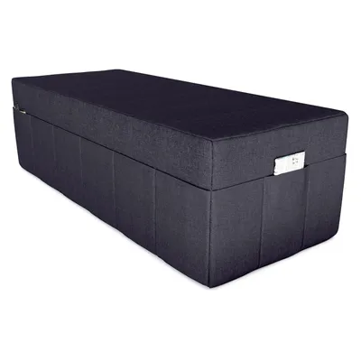 Immagine prodotto di POKAR rivestimento per materasso pieghevole in 3 parti materasso pieghevole per ospiti letto da campeggio letto pieghevole, dimensioni: rivestimento 160 x 195, colore: antracite