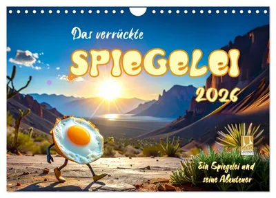 Produktbild von Das verrückte Spiegelei (Wandkalender 2027 DIN A4 quer), CALVENDO Monatskalender