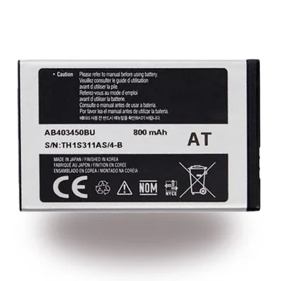 Zdjęcie produktu dla Samsung AB553446BUCSTD, Bateria, Czarny, Litowo-jonowa (Li-Ion), 1000 mAh, GT-B2100