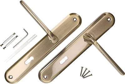 Produktbild von KOTARBAU® Türdrückerset 90 mm BB Langschild Patina Universal Modern