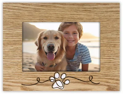 Image de ZEP ZX664 Cadre photo Manolo pour images, bois naturel, 10x15 cm