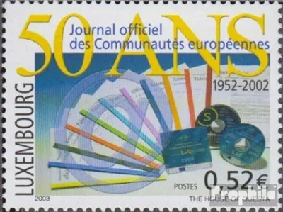 Produktbild von Briefmarken Luxemburg 2003 Mi 1598 (kompl.Ausg.) postfrisch Amtsblatt