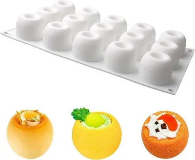 Obrázok produktu pre Silikónová 3D forma na torty pre dezerty z mússu – forma na pečenie – kuchynská pomôcka na čokoládový puding