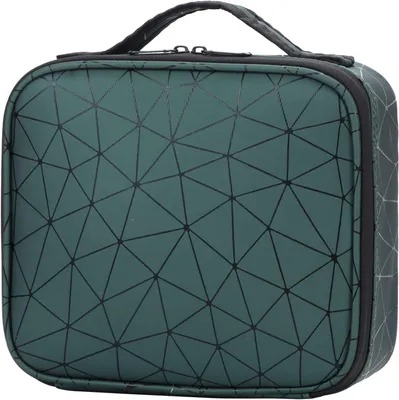 Produktbild von Damen Reise-Make-up Tasche - Wasserfeste Toiletten Organizer, Grün