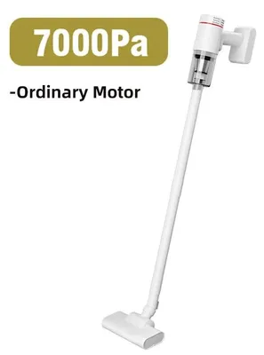 Obrázek produktu pro Autovysavač – ruční vysavač – sací výkon 7000 Pa – motor s kartáčem – bezdrátový – dobíjecí – pro auto i domácnost – bílý