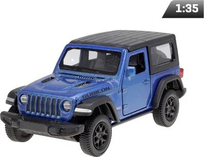 Produktbild von JEEP WRANGLER RUBICON 2021 1:35 Modell Blau
