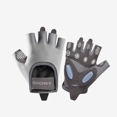 Produktbild von Damen Fitness Handschuhe mit Silikon-Pads, atmungsaktiv, schokfest, S
