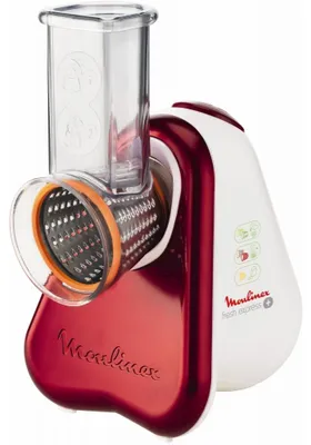 Produktbild von Moulinex Fresh Express Plus, Elektrische Reibe, Rot, Weiß, AC, 150 W, 220 - 240 V, 50 - 60 Hz