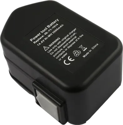 Productafbeelding van Avizar, NiMH-accu 14,4V 3000mAh, vervanging voor AEG SB2E 14,4 T Super Torque, zwart