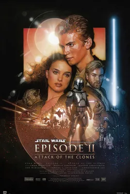 Zdjęcie produktu dla Plakat Star Wars Epizod 2 Atak Klonów 61 x 91,5 cm