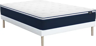 Produktbild von Lattenrost und Matratze mit Taschenfedern und integriertem ALTIER-Topper von YSMÉE - 160 × 200 cm