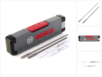 Produktbild von Bosch Fensterbau Set 12 Teilg. mit SDS-plus Hammerbohrern und Sägeblättern in Tough Box ( 06159975T1 )