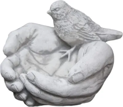 Immagine prodotto di Vaschetta per uccelli con uccello per il giardino Resistente alle intemperie Nuovo, JA-050