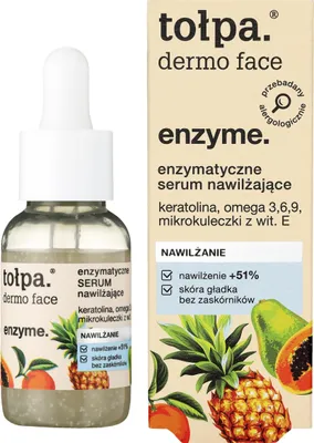 Produktbild von TOŁPA Dermo Gesichtsenzym-Enzymatisches Feuchtigkeitsserum 30 ml