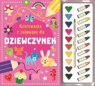 Image de Kolorowanka z zadaniami dla dziewczynek - praca zbiorowa