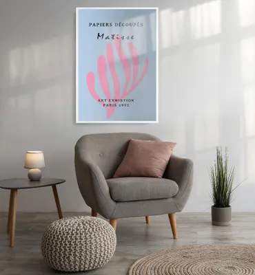 Produktbild von Poster Matisse, groesse_poster:50x70 cm, groesse_rahmen:schwarz 50x70 cm
