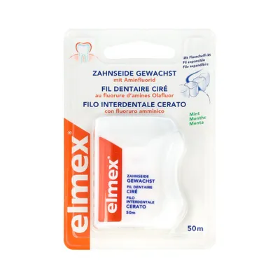 Zdjęcie produktu dla Elmex Nić dentystyczna woskowana 50 m