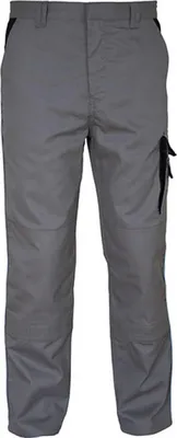 Produktbild von Carson Contrast CC709H | Herren Work Pants Arbeitshose / Bei 60 Grad waschbar - Farbe: Grey/Black - Größe: 52