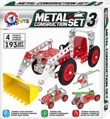 Zdjęcie produktu dla Zabawka Metalowy Konstruktor 6412