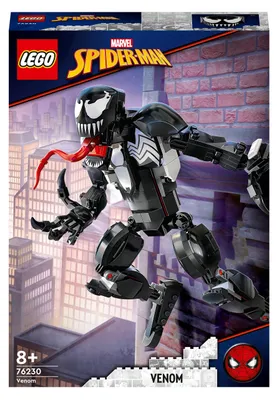 Produktbild von LEGO 76230 Marvel Venom Figur, bewegliches Superschurken Action-Spielzeug