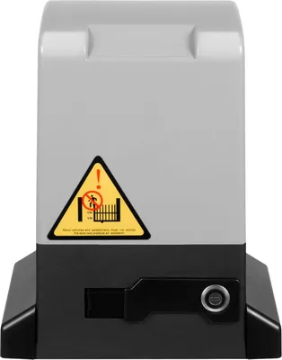 Obrázok produktu pre Pohon posuvnej brány – motor 750 W 220 V – max. 1600 kg – max. 12 m – diaľkové ovládanie 50 m – automatické zatváranie 5/10/20 s – vodotesný – čierny/sivý