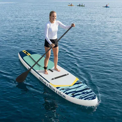 Produktbild von SUP Board mit Sitz 2-in-1 APEX 305 x 76 x 15 cm Blau für - Stand Up Paddle Boards c3338