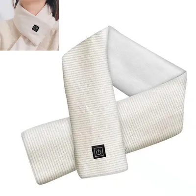 Produktbild von Beheizter Schal, Nackenwärmer Wrap für Winterkomfort, mit 3 Temperatureinstellungen,Outdoor-Camping, Skifahren, Wandern, Büro, Zuhause, Roadtrip
