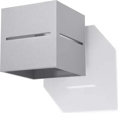 Productafbeelding van Wandlamp LOBO, grijs, model SL.0205, merk Sollux