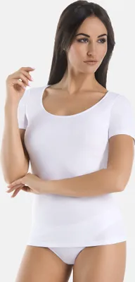 Produktbild von Teyli Baumwoll-T-Shirt mit Rundhalsausschnitt Solky Female 2502 weiß XL