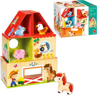 Produktbild von Goula - My First Farm, 1 Jahr(e), Karton, Holz, Mehrfarbig