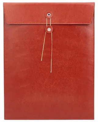 Image de Omgoods - Pochette de rangement pour documents A4 en cuirPolyuréthaneétanche